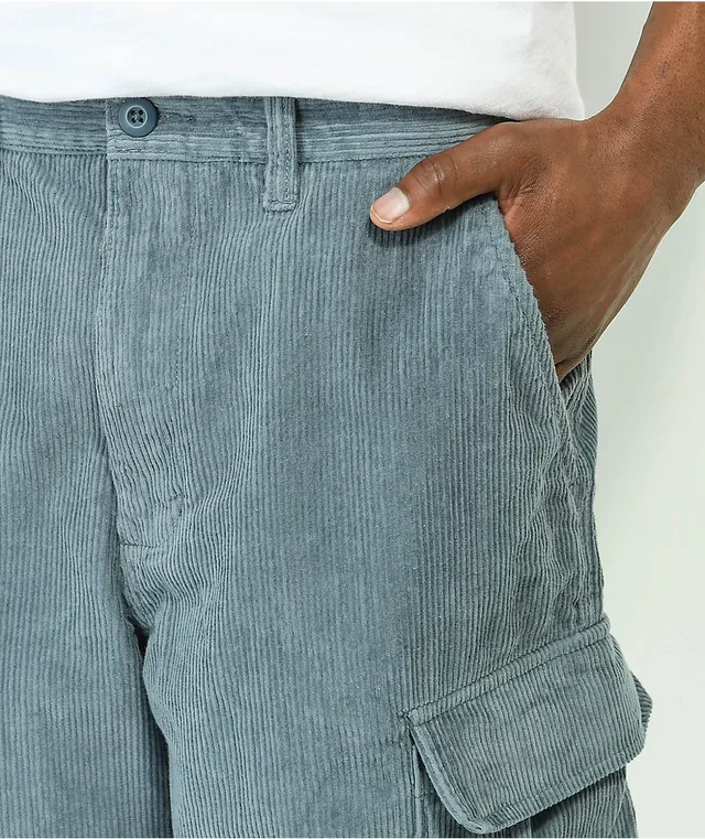 Grey corduroy vans sales
