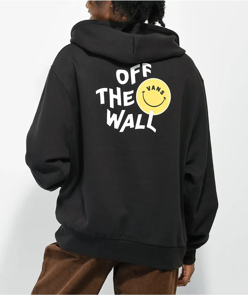 Vans off the wall online black hoodie