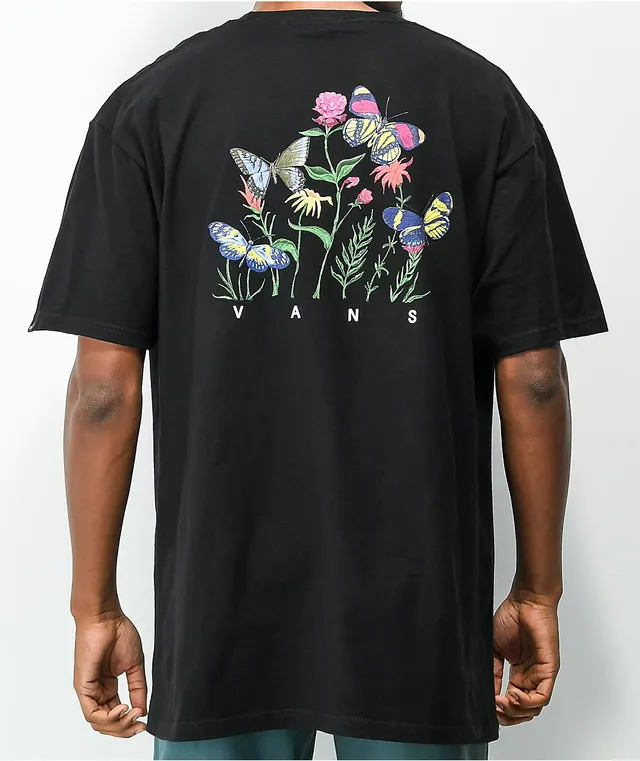 Vans floral t shirt best sale