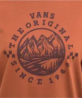 Vans Mountain Circle Oversized Tan T Shirt Pueblo Mall