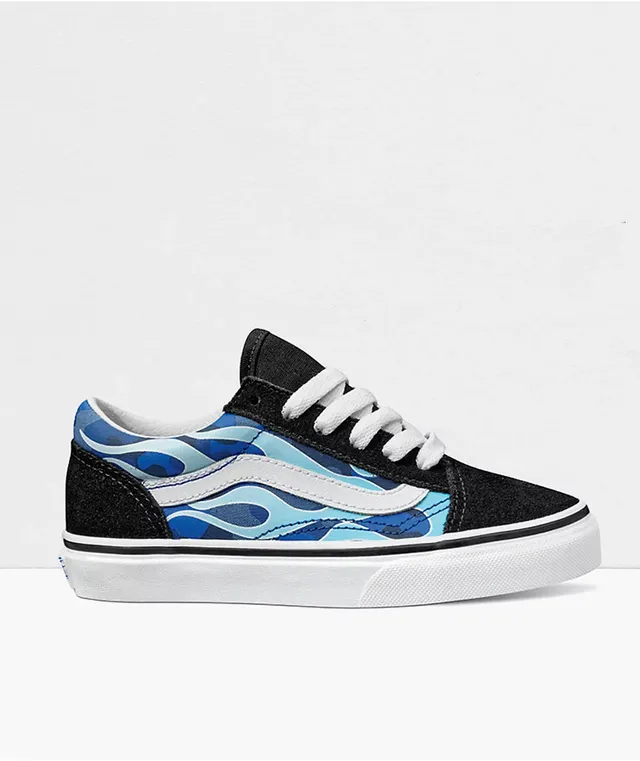 Blue flame store old skool vans