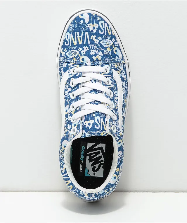 Blue vans zumiez best sale