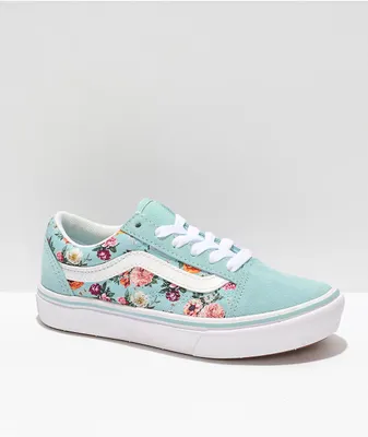 VANS★COMFYCUSH OLD SKOOL MIXED COZY★花柄★兼用 Vans ComfyCush Old Skool 'Scribble Flower' VN0A3WMA49K