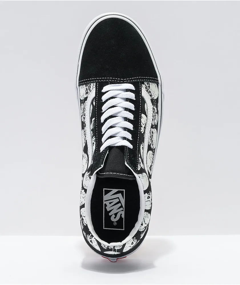 Vans old skool skulls online