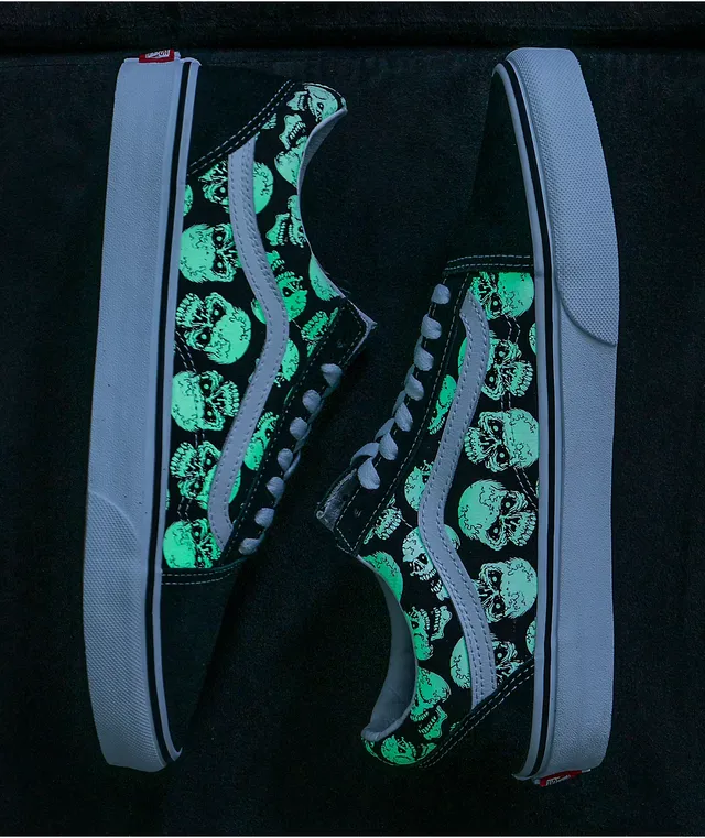 Vans old skool glow in the dark online