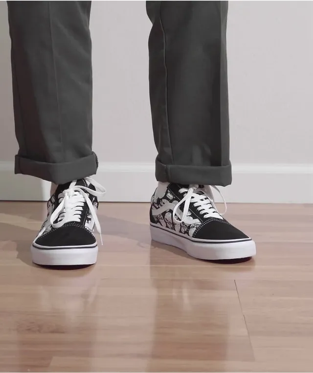 Vans old skool glow in the dark 2025