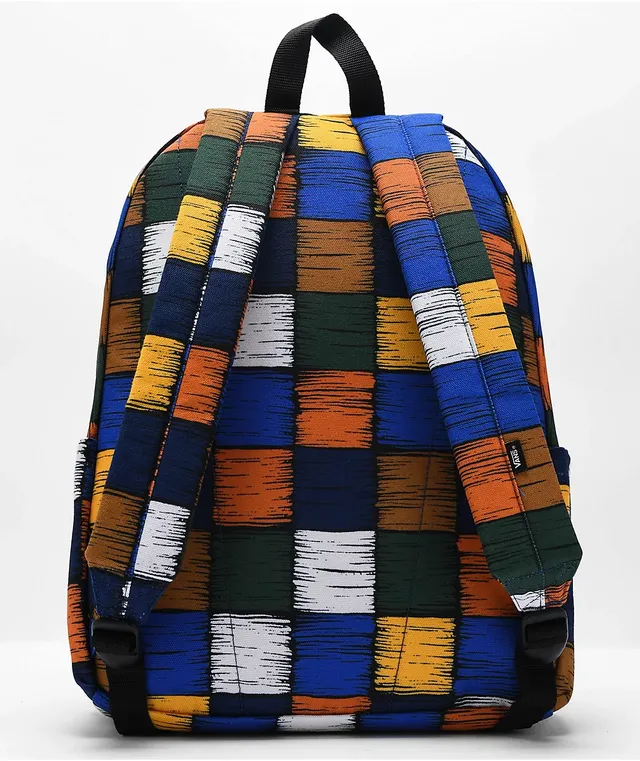 Vans calico patchwork backpack cheap