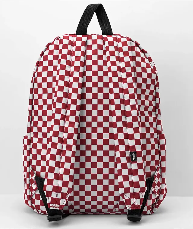 Vans skooled backpack blue red yellow best sale