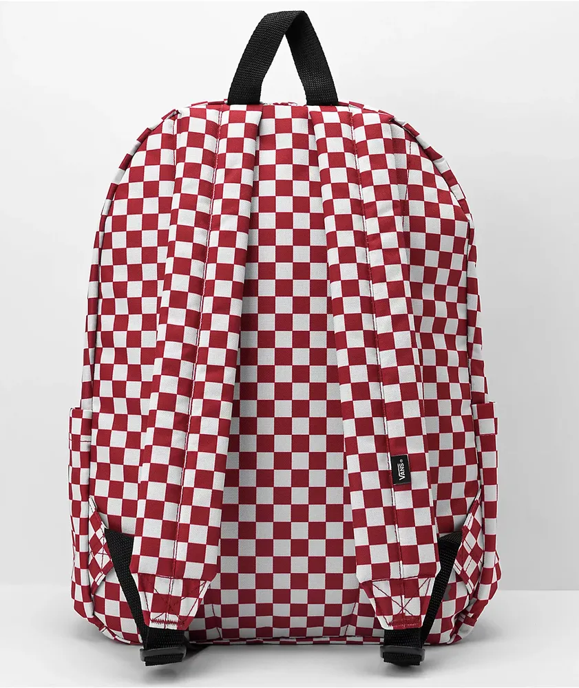 Red vans backpack deals