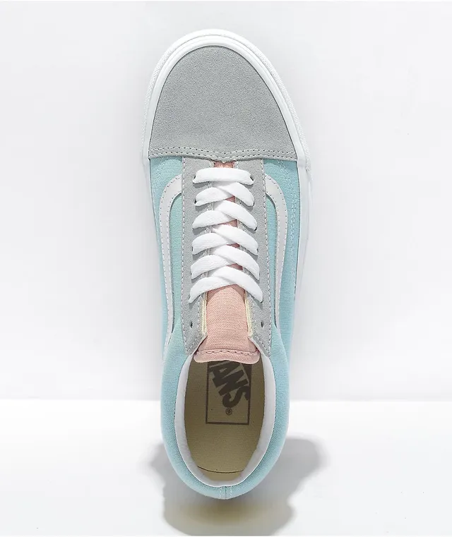 Vans Old Skool Pastel Colorblock Platform Shoes CoolSprings Galleria