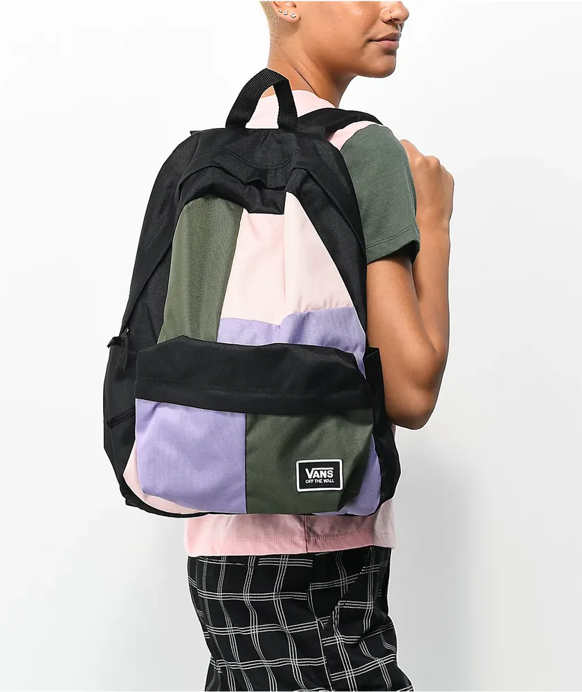 Vans backpack best sale patchwork