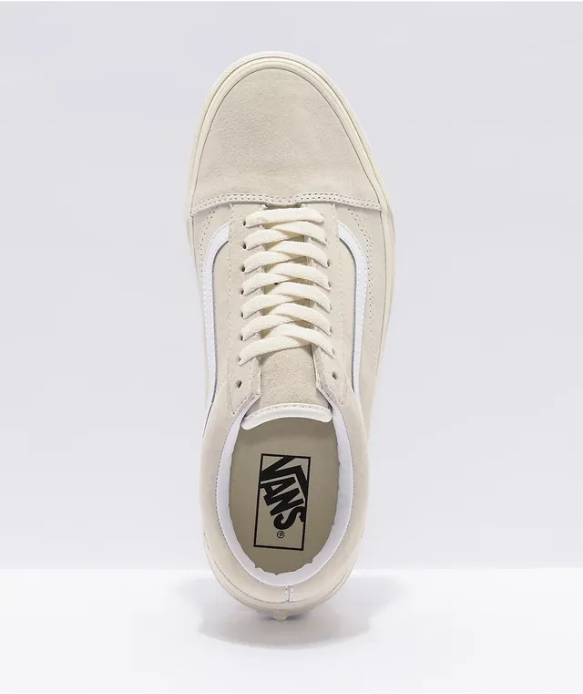 Vans cream suede top