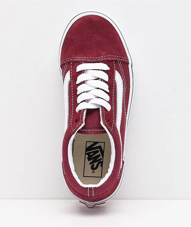 Burgundy vans zumiez clearance
