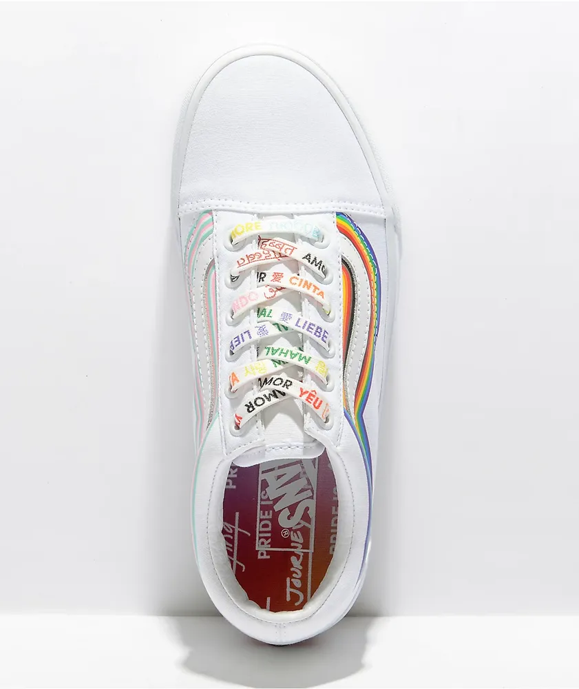 Vans old online skool pride shoes