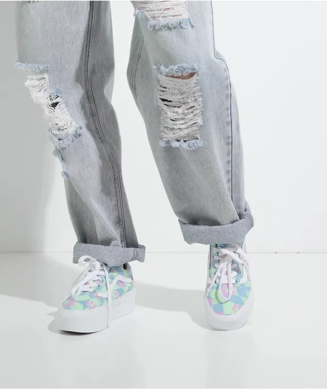Vans old skool sale feminino floral