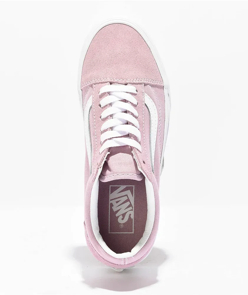 Vans old skool pink 2025 platform