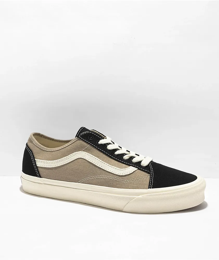 Vans Old Skool Tapered Eco Theory Multi Block Black Skate Shoes