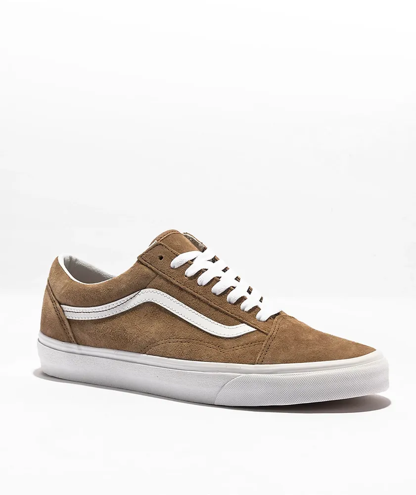 Vans Old Skool Tobacco Brown Pig Suede Skate Shoes Hamilton Place