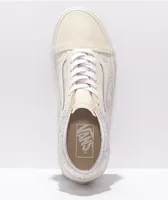Old skool floral platform sneaker top