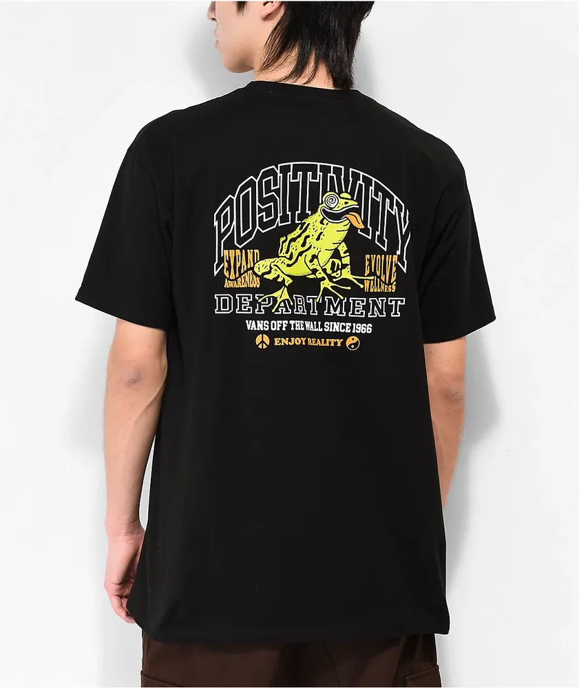 Vans Positivity Dept Black T Shirt The Pen Centre