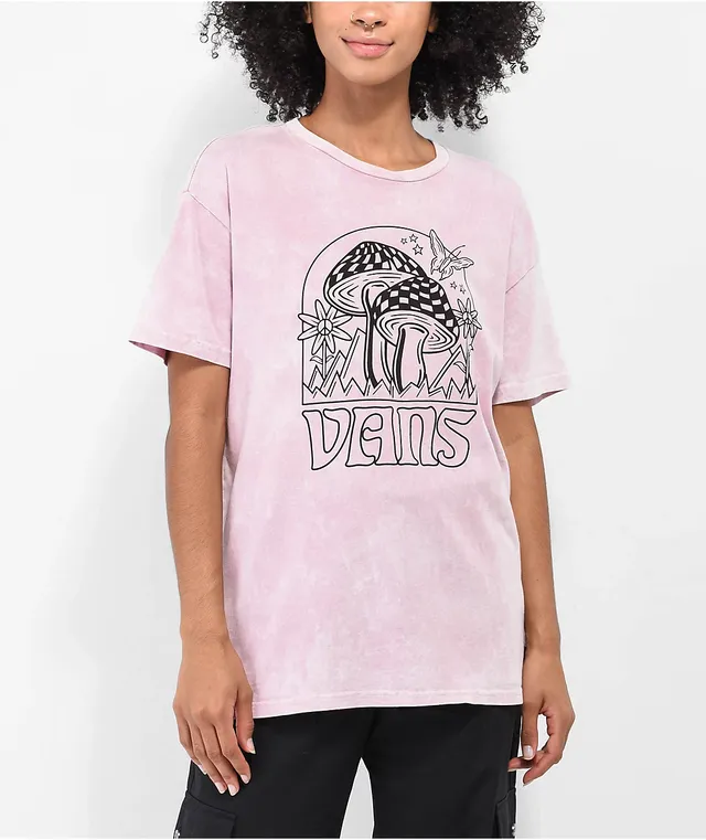 Vans Lange Pink T Shirt The Pen Centre