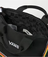 Vans black tote bag online
