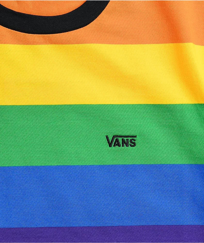 Vans t hotsell shirt rainbow