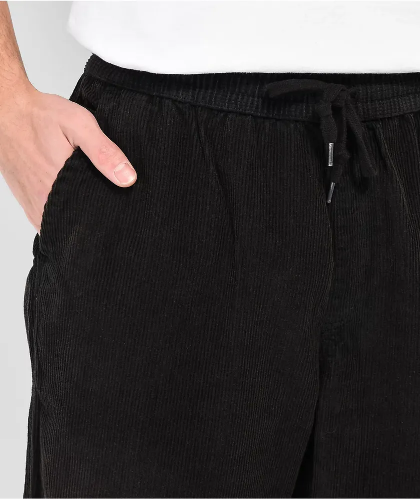 Black corduroy skirt top vans