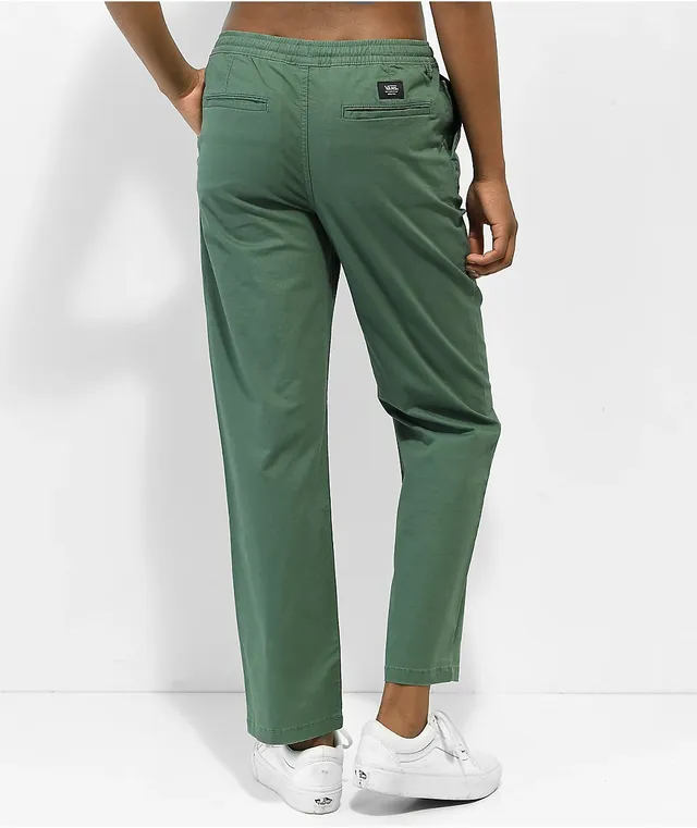 Vans green pants on sale