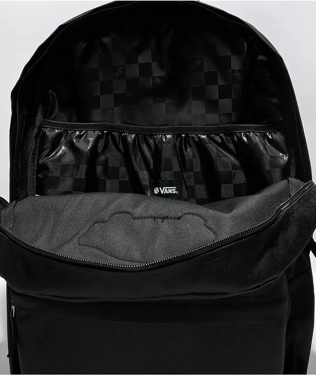 Vans black rucksack on sale