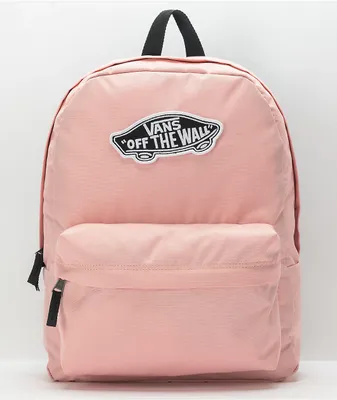 Vans backpack checkered pink sales