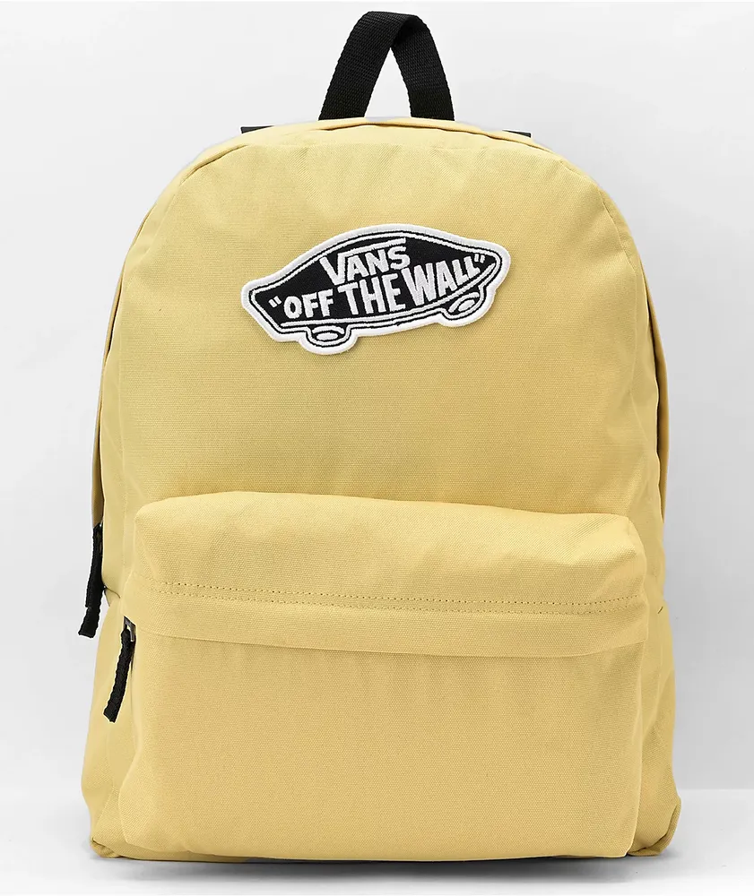 Yellow backpack vans deals