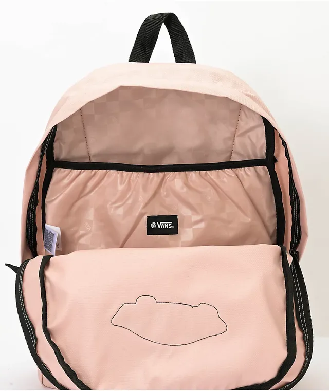 Vans black rose backpack on sale
