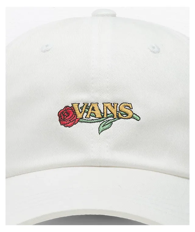 Vans Rios White Strapback Hat The Pen Centre