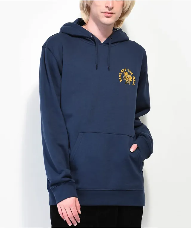 Vans hoodie with roses cheap
