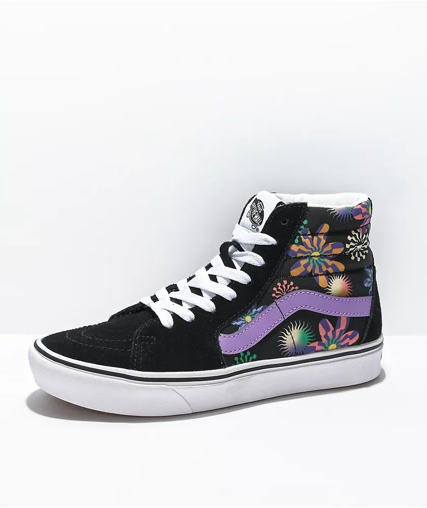 Vans sk8 hi cheap flower