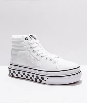 Sk8 hi platform white clearance