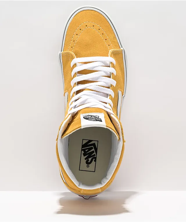 Golden yellow vans best sale