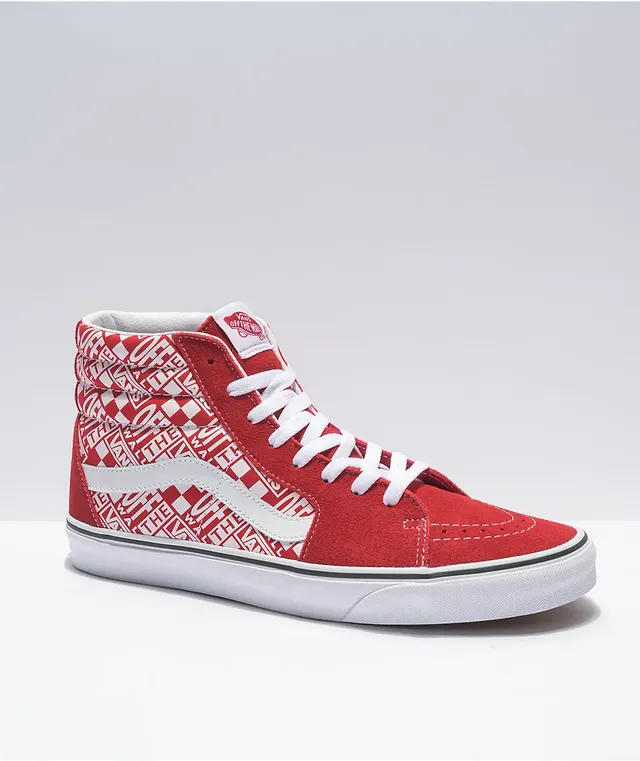 Red vans skate shoes new arrivals