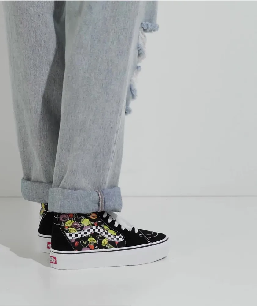 Vans sk8 hi new arrivals platform 2.0 checkerboard