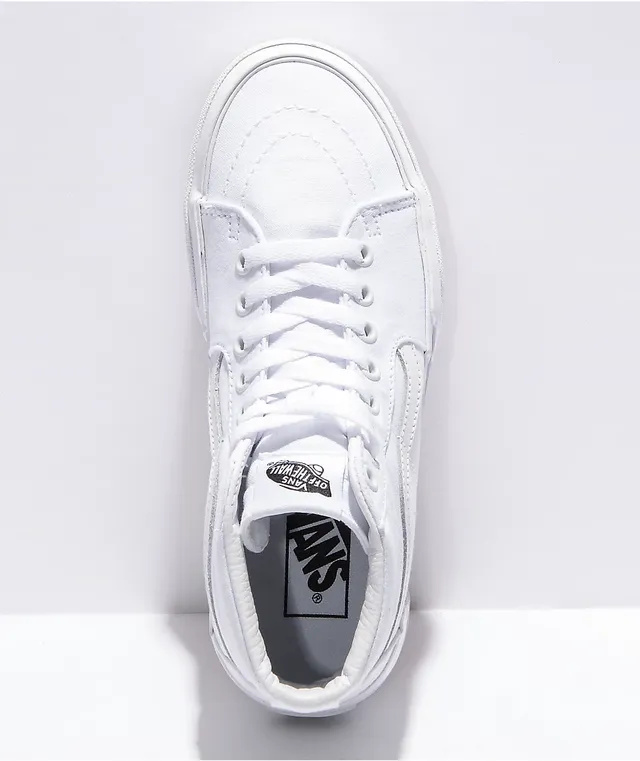 Vans sk8 deals hi white platform