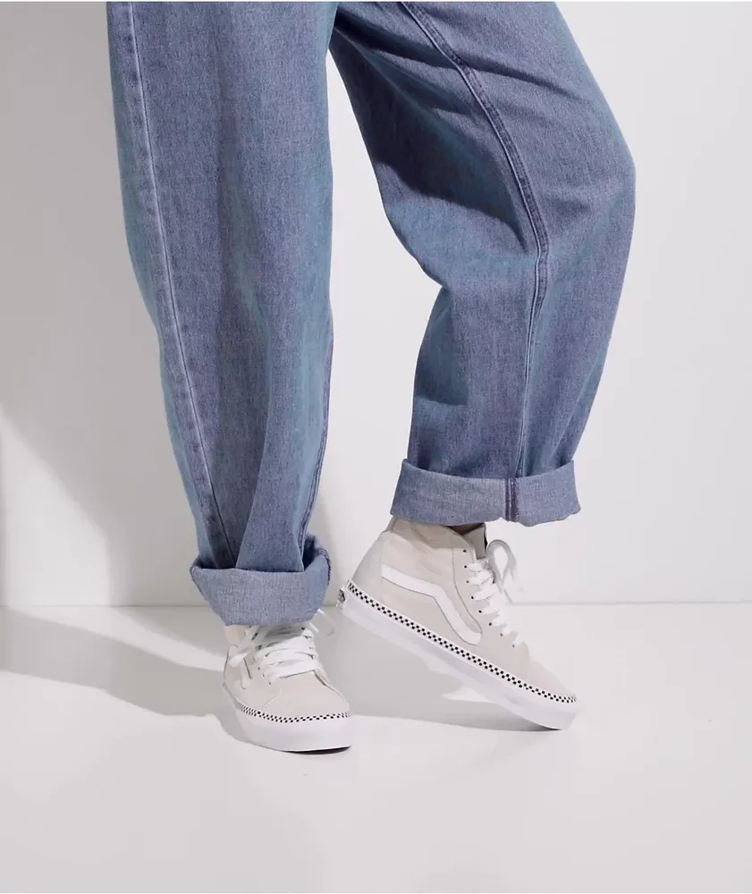 Checkered foxing vans online