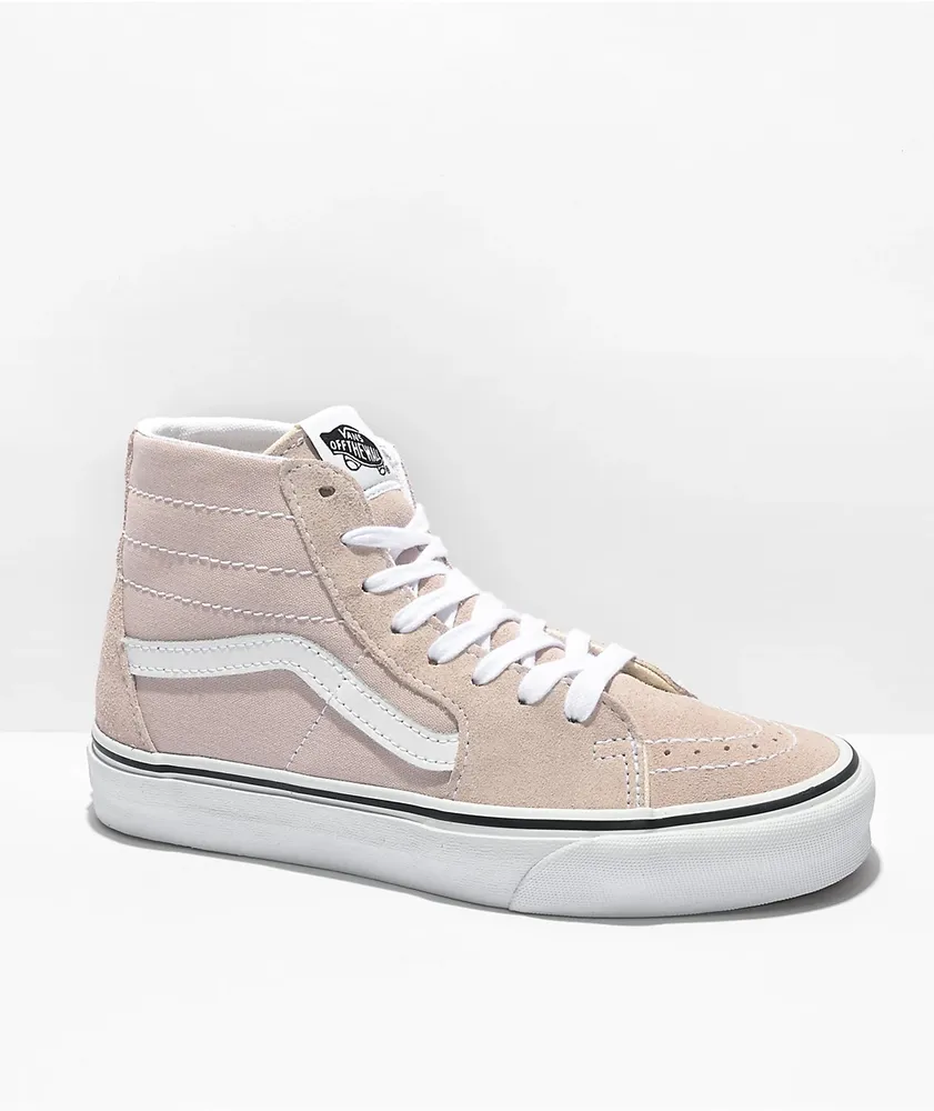 Lilac high top vans sales