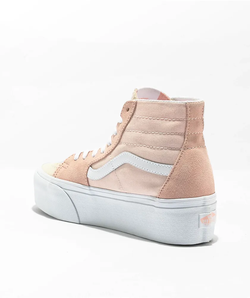 Colorful platform vans clearance