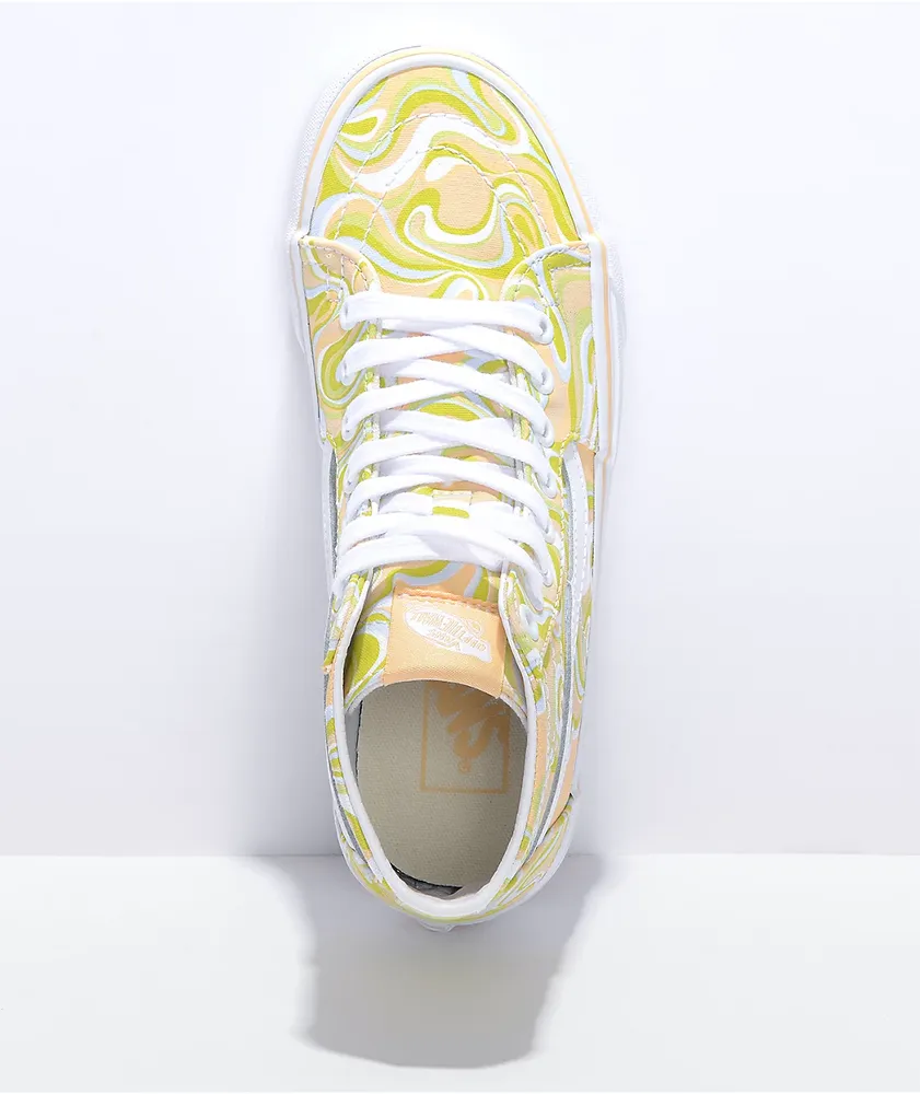 Vans sk8 hi lime green on sale