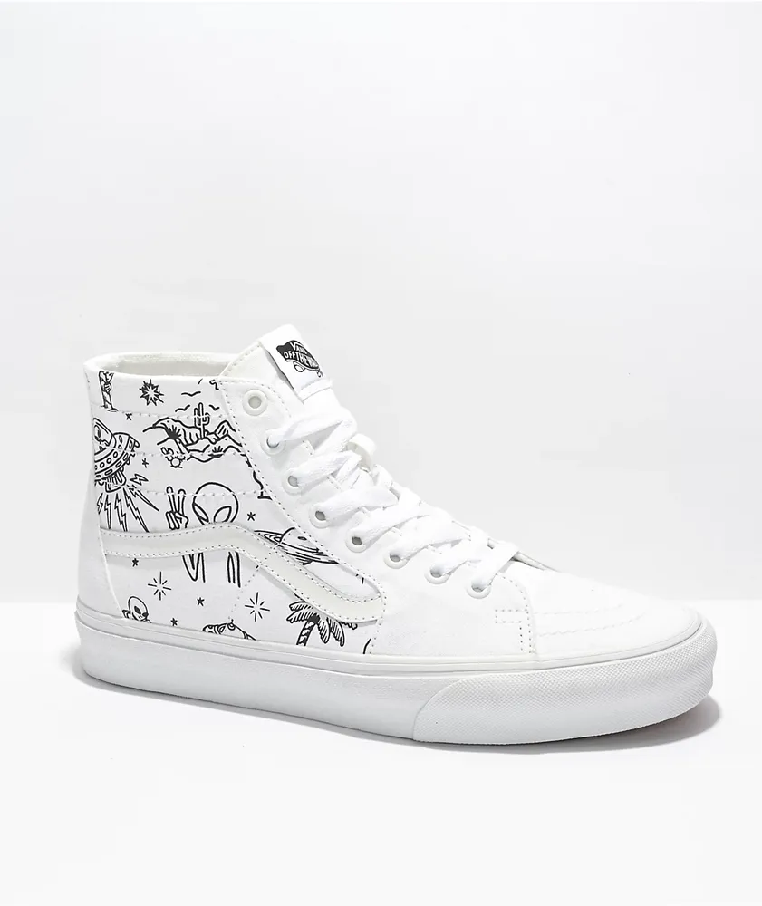 Canvas sk8 hi white outlet