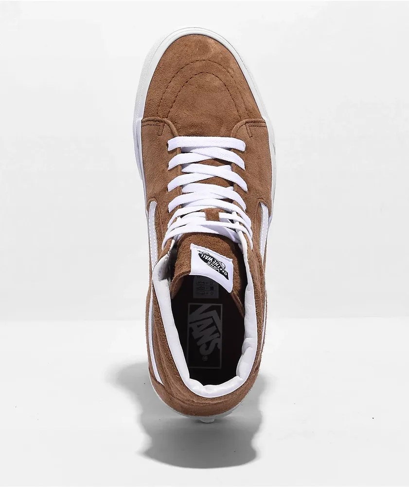 Brown pig shop suede vans