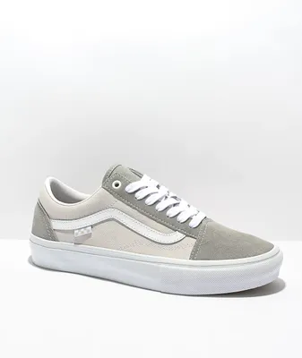 【VANS】 ヴァンズ Skate Old Skool GREY/MARSHMALLO 国内発送 Vans Skate Old Skool Raven & Marshmallow Skate Shoes | Arden
