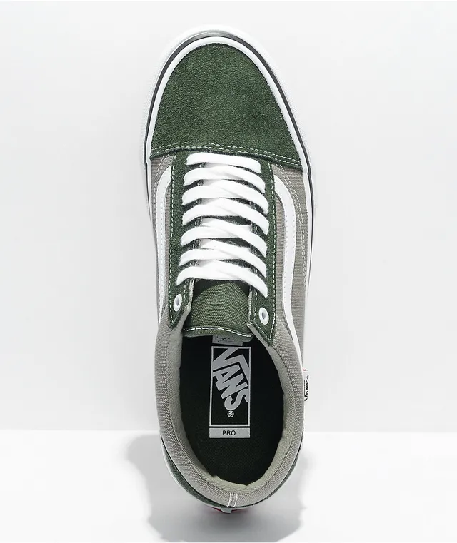 Vans Skate Old Skool Forest Green Skate Shoes Hamilton Place