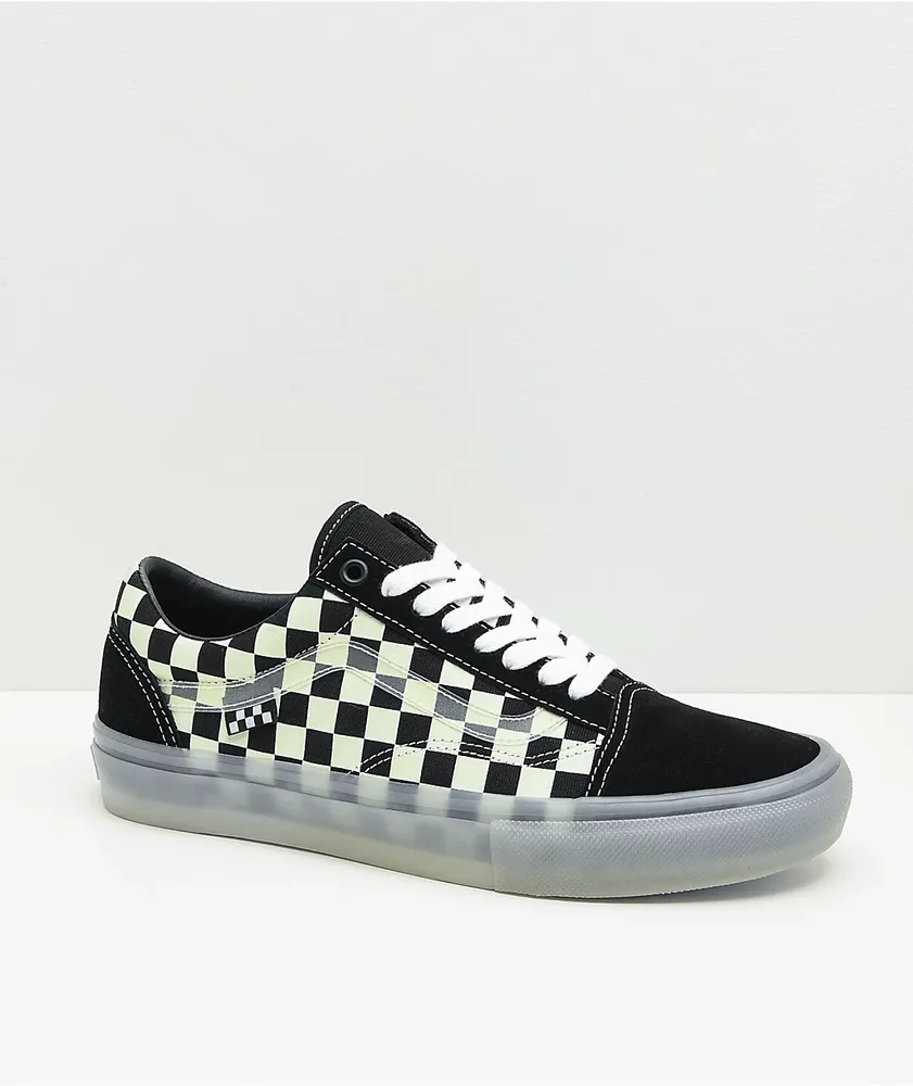 Vans Skate Old Skool Glow In The Dark Skate Shoes Hamilton Place